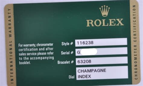 rolex watch warranty lookup